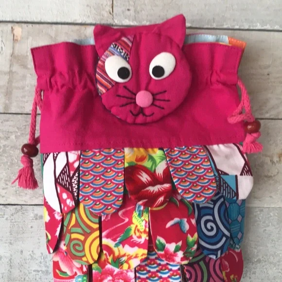 Colorful Cat Backpack - Picture 3 of 7